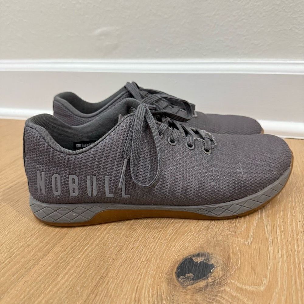 No Bull Men's 8.5 Women's 10 Dark Grey Gum Athletic Trainers Sneakers Lace